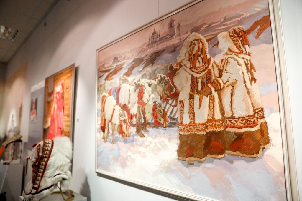 В Ненецком краеведческом музее открыли международную художественную выставку